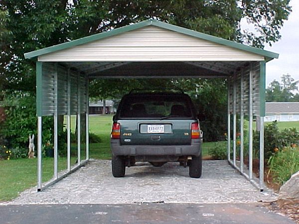 Boxed Eve Carports #5  - Carolina Carports Gallery