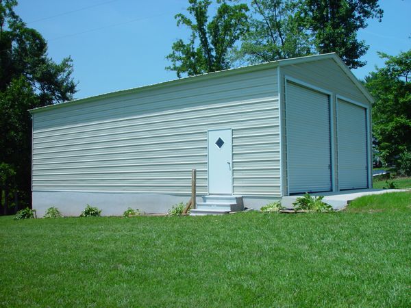 Enclosed Garage Carports #4  - Carolina Carports Gallery