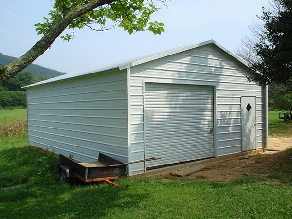 Enclosed Garage Carports #5  - Carolina Carports Gallery