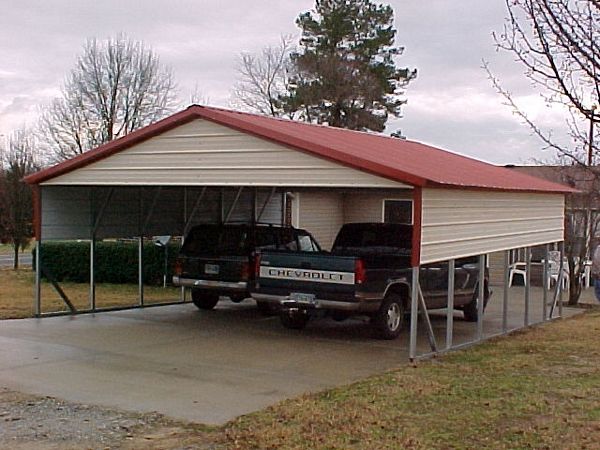 Vertical Roof Carports  - Carolina Carports Gallery