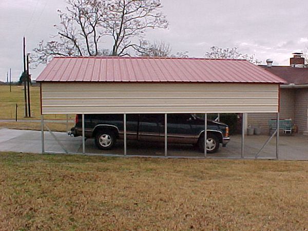 Vertical Roof Carports #2  - Carolina Carports Gallery