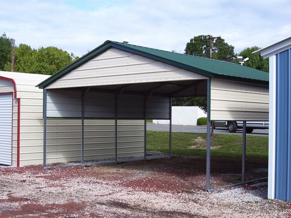 Vertical Roof Carports #4  - Carolina Carports Gallery