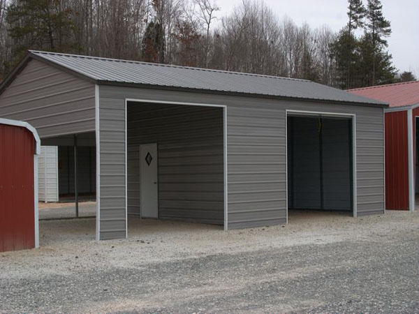 Vertical Roof Carports #6 - Carolina Carports Gallery